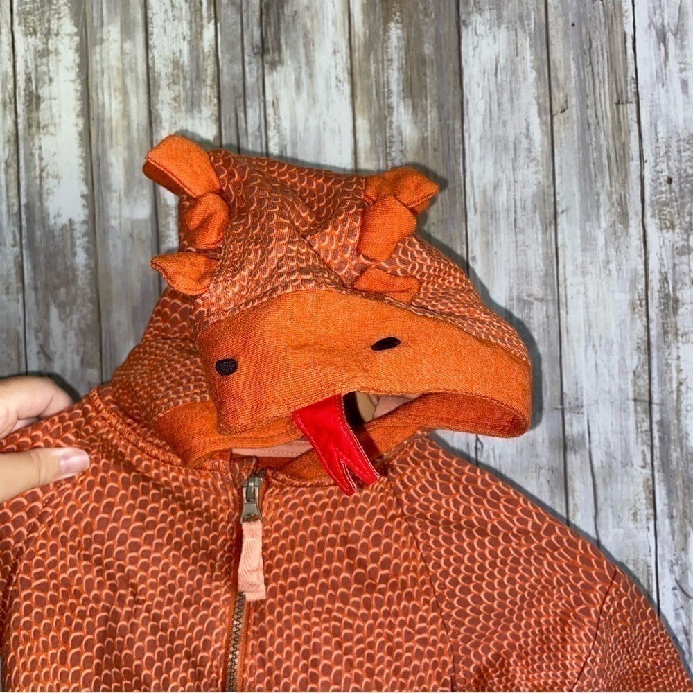 Genuine by Oshkosh Orange Dino Jacket - Picture 3 of 4